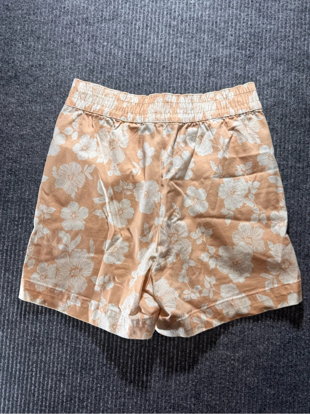 Jachs Girlfriend Hawaiian Floral Print Bermuda Chino Shorts‎ Womens XS